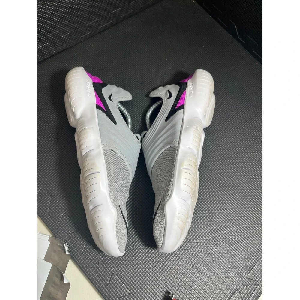 NIKE US10.5‎ 27cm Free Run Flyknit 3.0 Gray/Black/Purple AQ5707-009 FREE RN 13